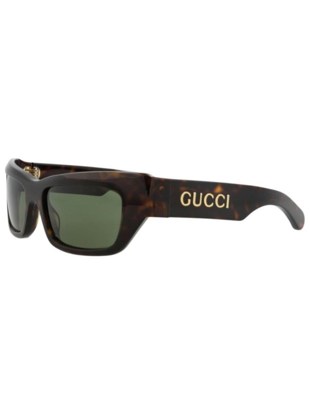 New Gucci Mens Cat Eye Havana Havana Green Fashion Designer Sunglasses
